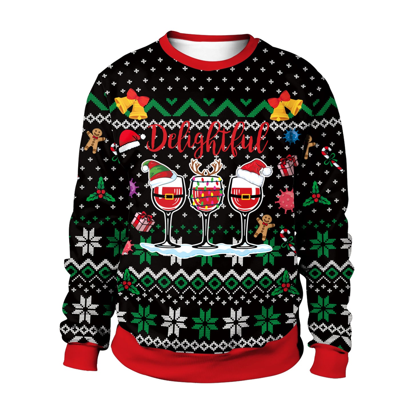 Digital Printing Christmas Sweater - Stylish & Comfortable