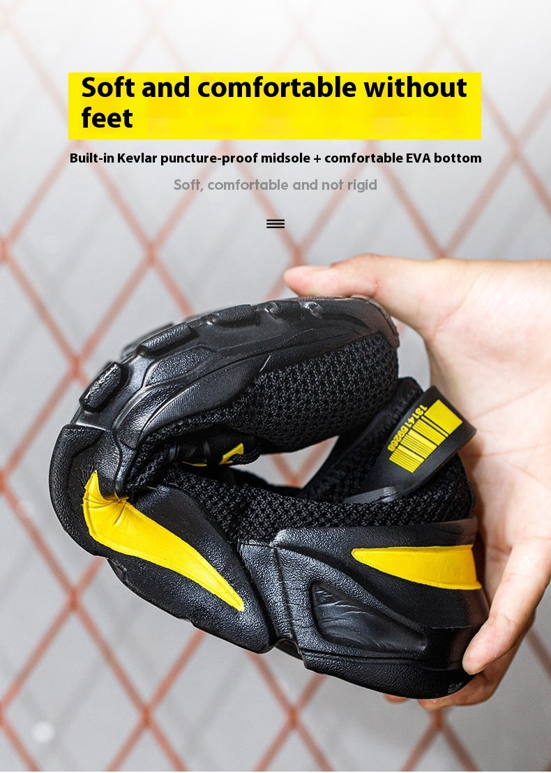 Men's Fashion Summer Breathable Work Shoes