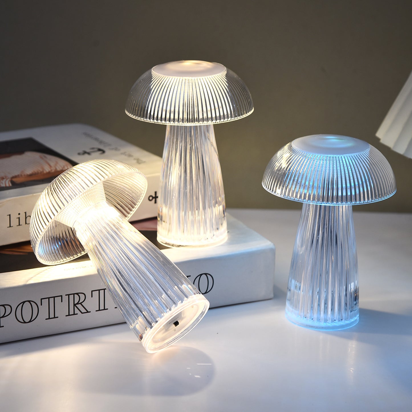Lampe de Table électronique en forme de méduse, atmosphère créative en forme de champignon, décoration de maison