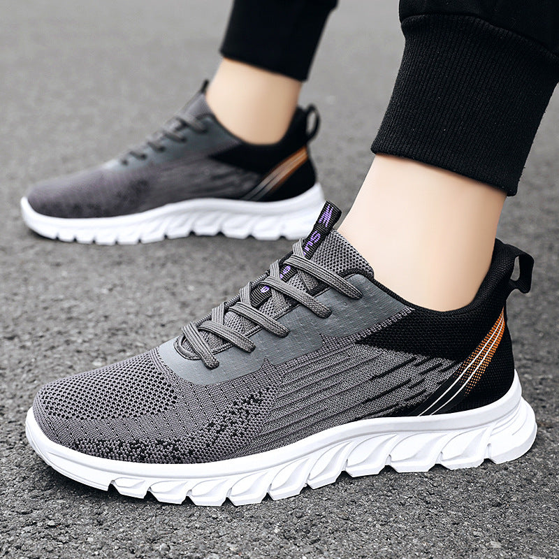 Sneakers för män Mode Skor med vågig botten Sport Löpning Promenadskor