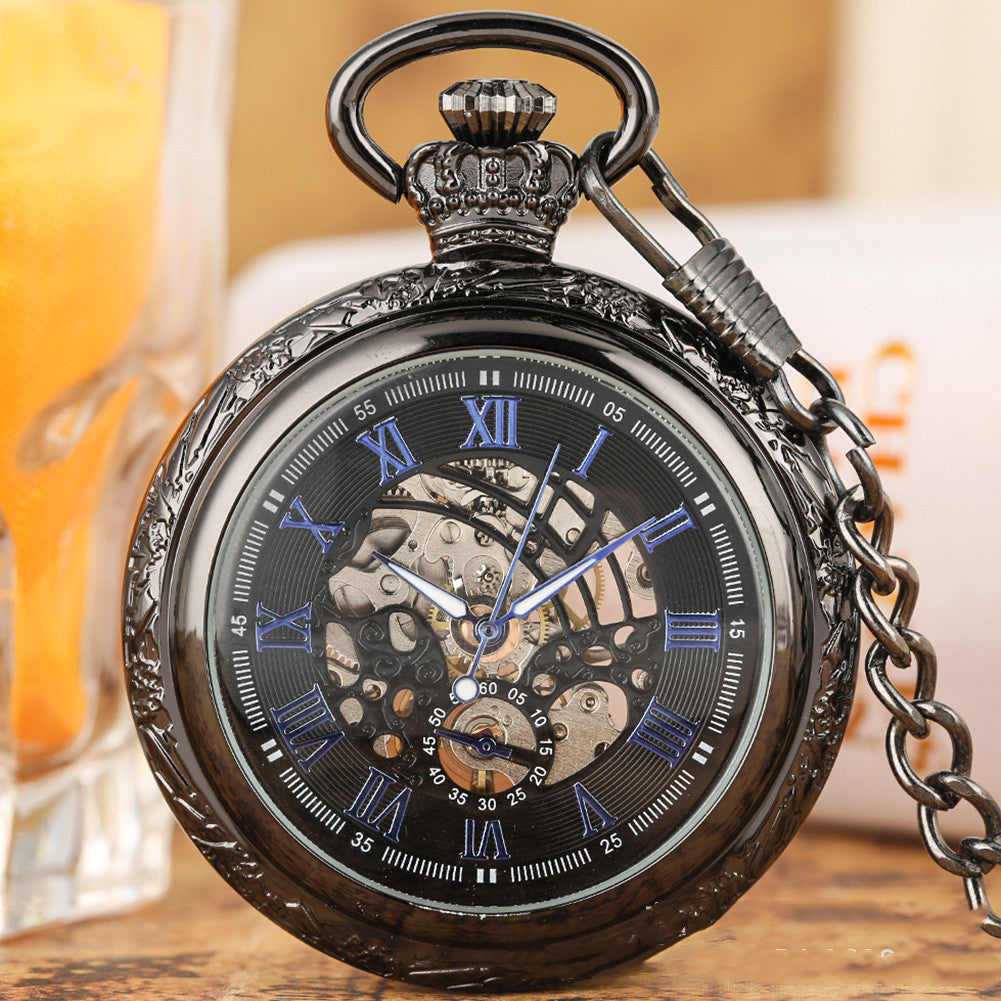 Vintage Classic Gift Pocket Watch Roman Characters Crown Watch Crown - Elegant Sophisticated Durable Practical Timeless Stylish