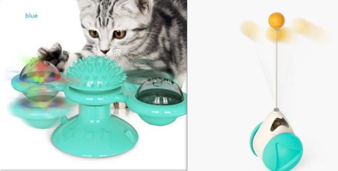Cat Turntable Cat Windmill Toy Glowing Toy