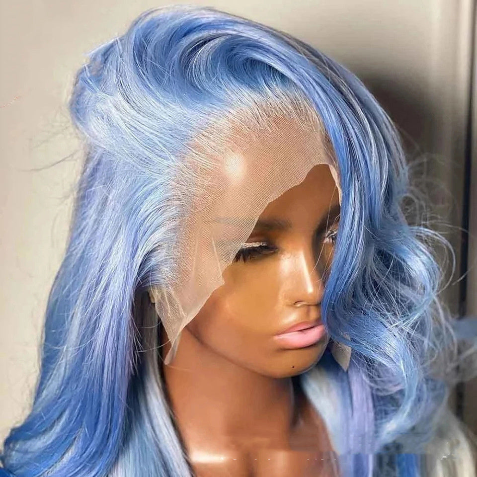 Body Wave Människohår Spets Front Peruker