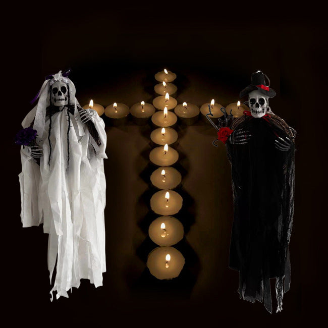 Décorations de fête d'horreur de maison hantée d'Halloween