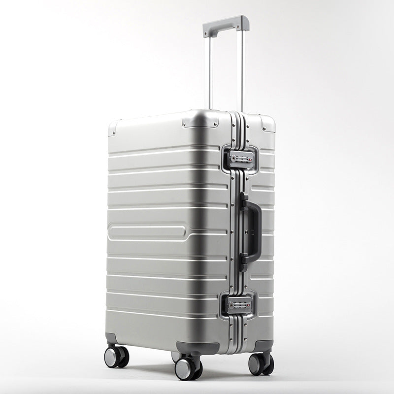 All Aluminium Magnesium Alloy Trolley Case Universal Wheel Metal Box