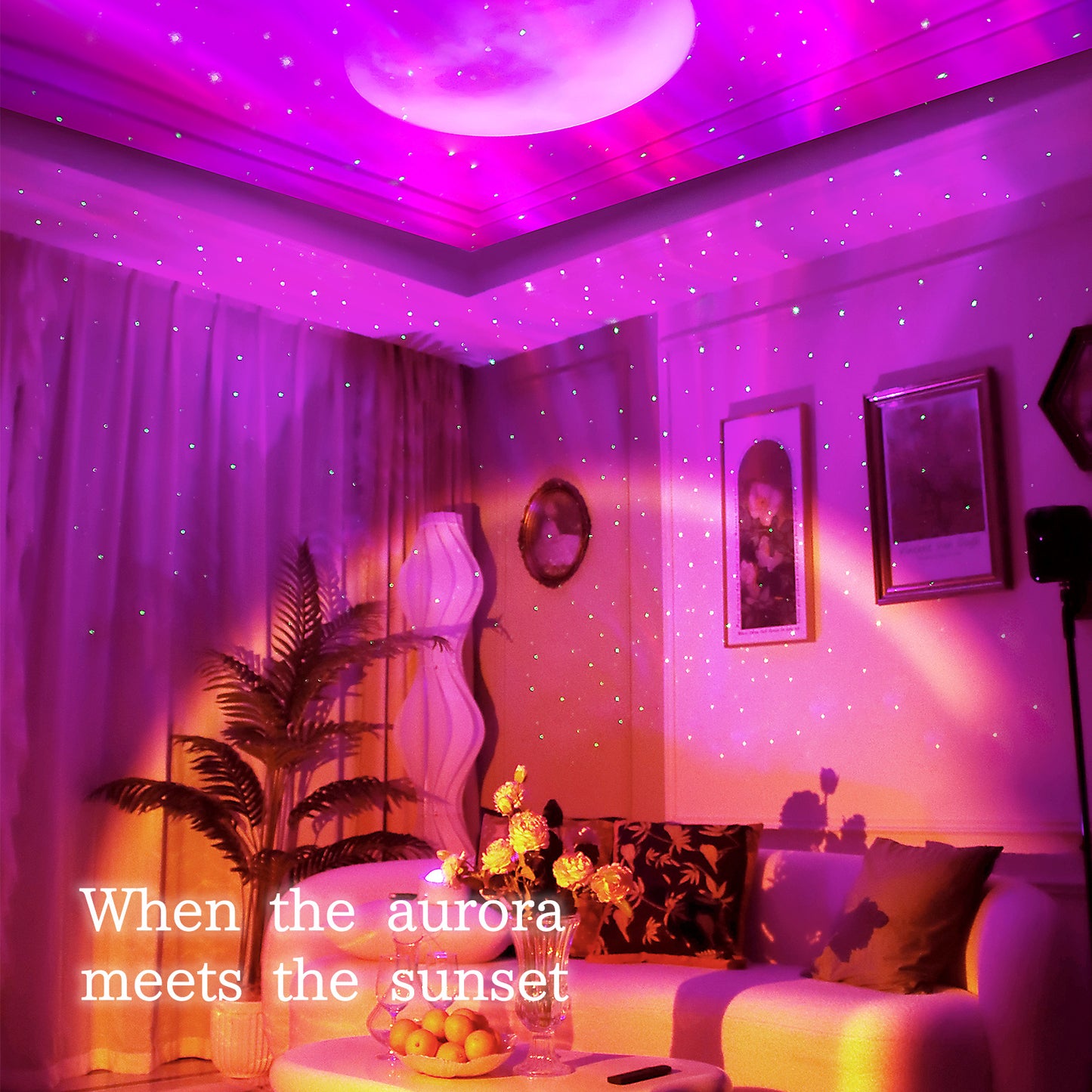 Holiday Entertainment Projector - Northern Lights, Milky Way, Starry Sky