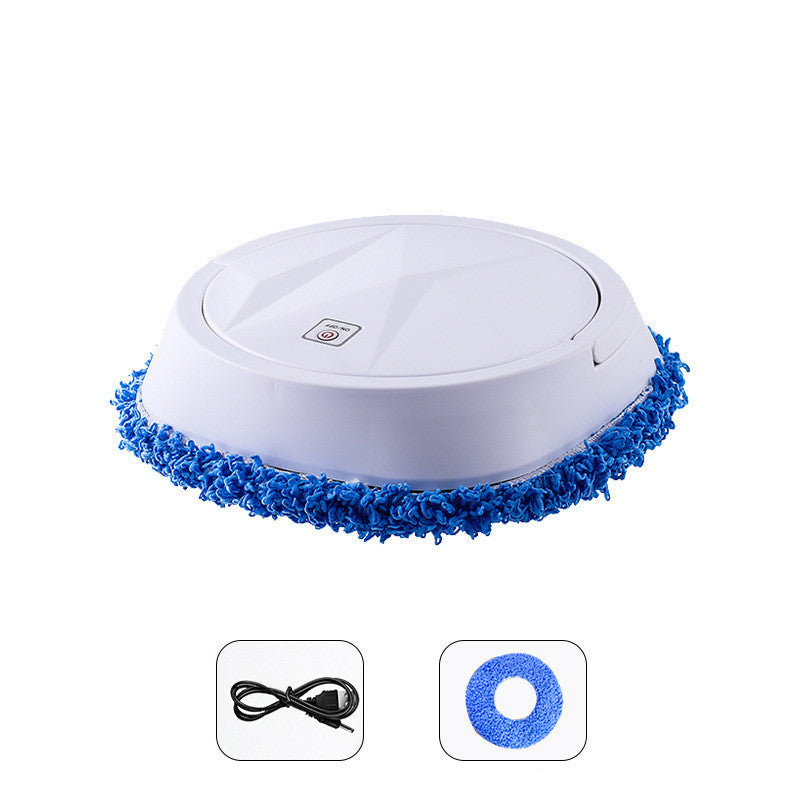 USB Rechargeable Robot Mop - Automatic Floor Cleaning Machine with Spray Function