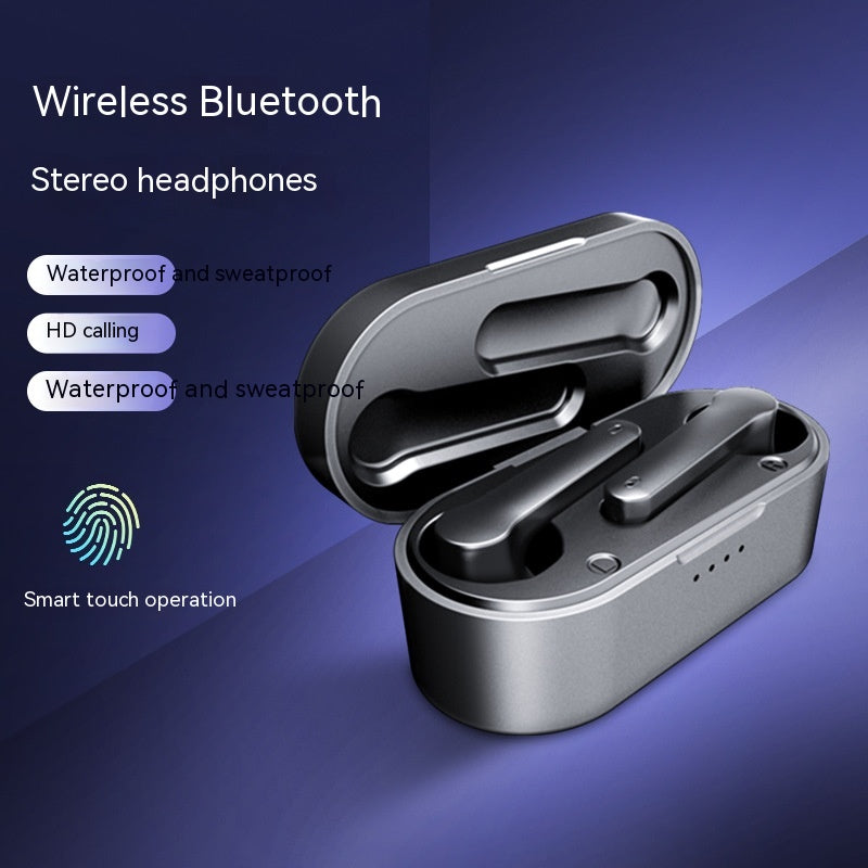 Halvt In-ear Bluetooth Headset HD Ljudkvalitet Kompakt