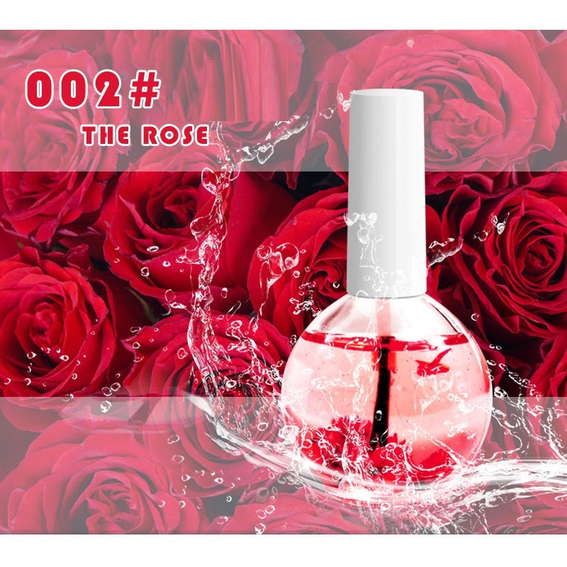 Professional Nail Treatment Oil - Dried Flowers Nutrition Formula | Moisturizing Strengthening Care