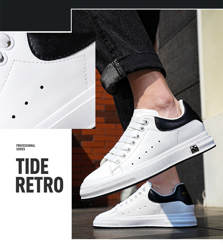 Herrsneakers Höjdökande Fritidssneakers 6CM