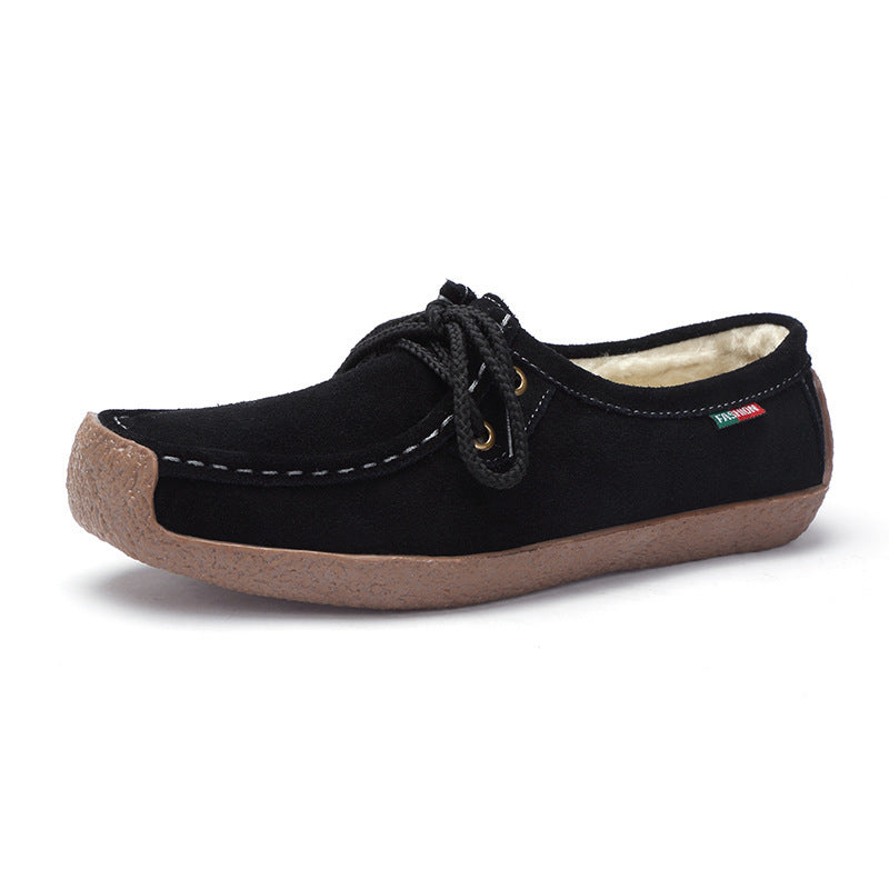 Chaussures plates à lacets baskets femmes chaussures givrées