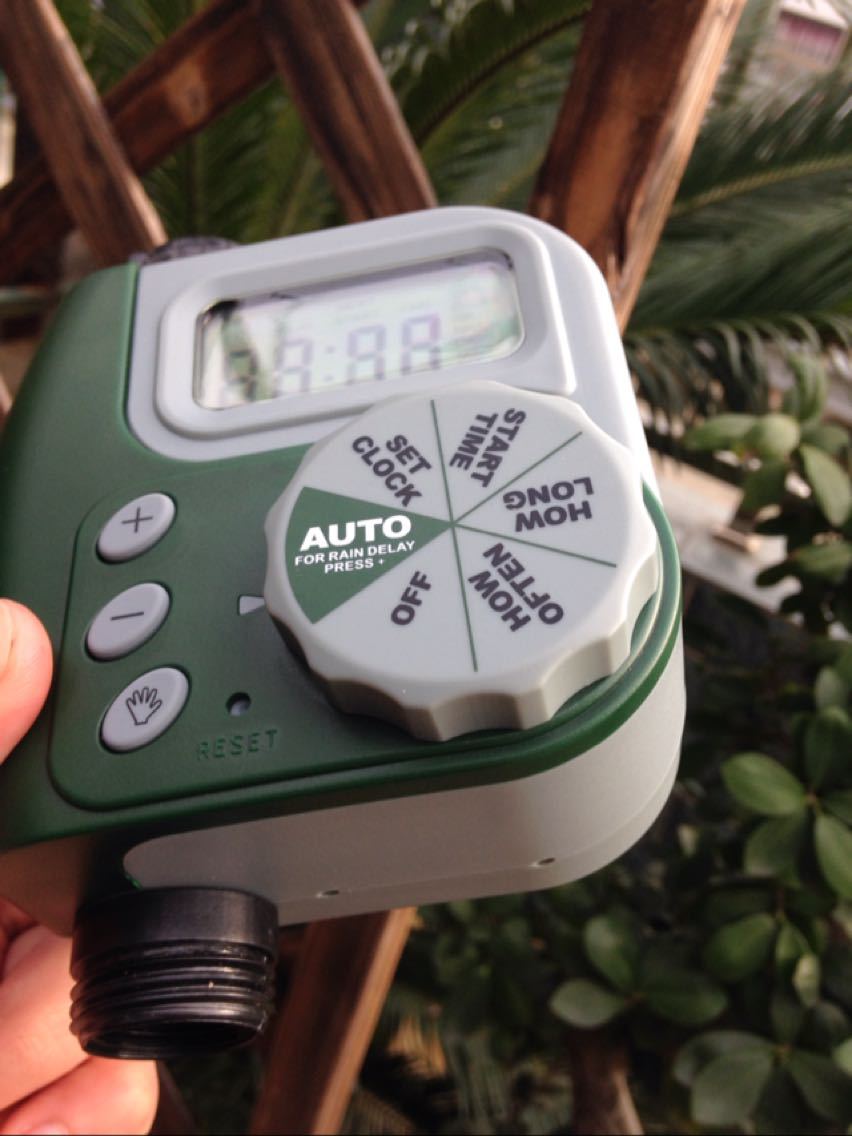 Programmerbar digital slangkran Timer Batteridriven automatisk bevattning sprinklersystem Bevattningskontroller