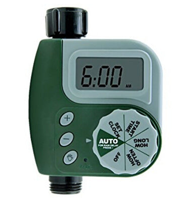 Programmerbar digital slangkran Timer Batteridriven automatisk bevattning sprinklersystem Bevattningskontroller