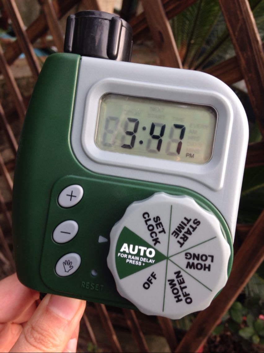 Programmerbar digital slangkran Timer Batteridriven automatisk bevattning sprinklersystem Bevattningskontroller