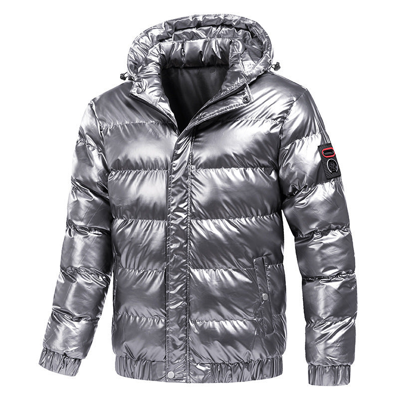 Manteau de moto à la mode pour hommes, vêtements d'hiver chauds