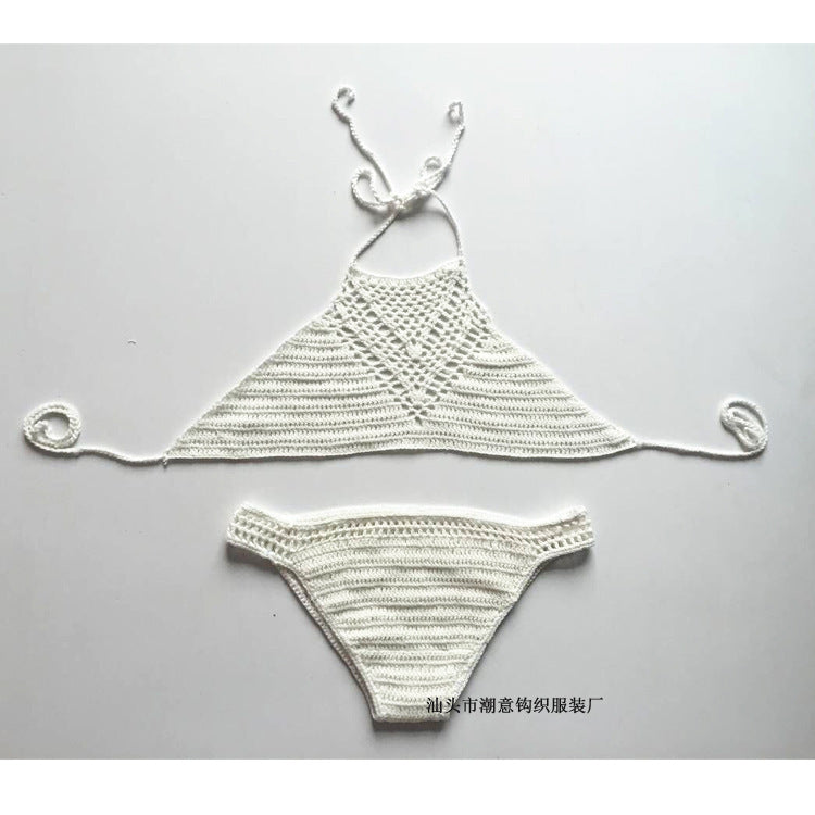 Professional Europe Hand-Woven Hook Sexy Beach Bikini - Premium Construction (Detailed Measurements)
