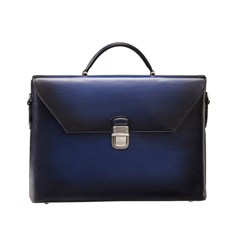 Handgjord vintage Crossbody Flap Business Bag