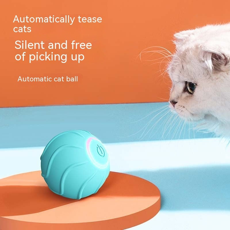 Smart Cat Toys Rolling Ball - Interactive Pet Toys Automatic Bouncing Ball USB