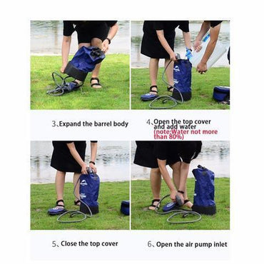 Sac de douche extérieur Camping douche pliante