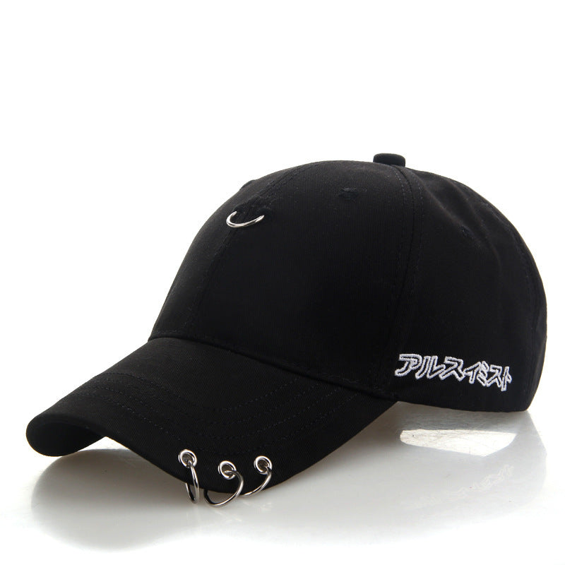 Korean Summer Baseball Cap - Hoop Cotton Duck Tongue Hat
