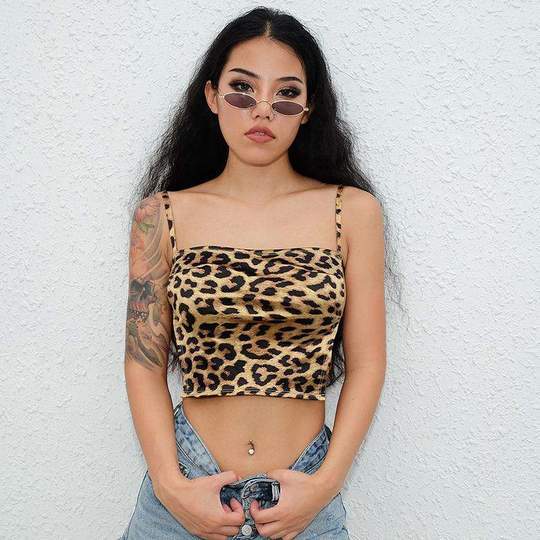 Kennidi Leopard Tank Top - Stylish Leopard Print