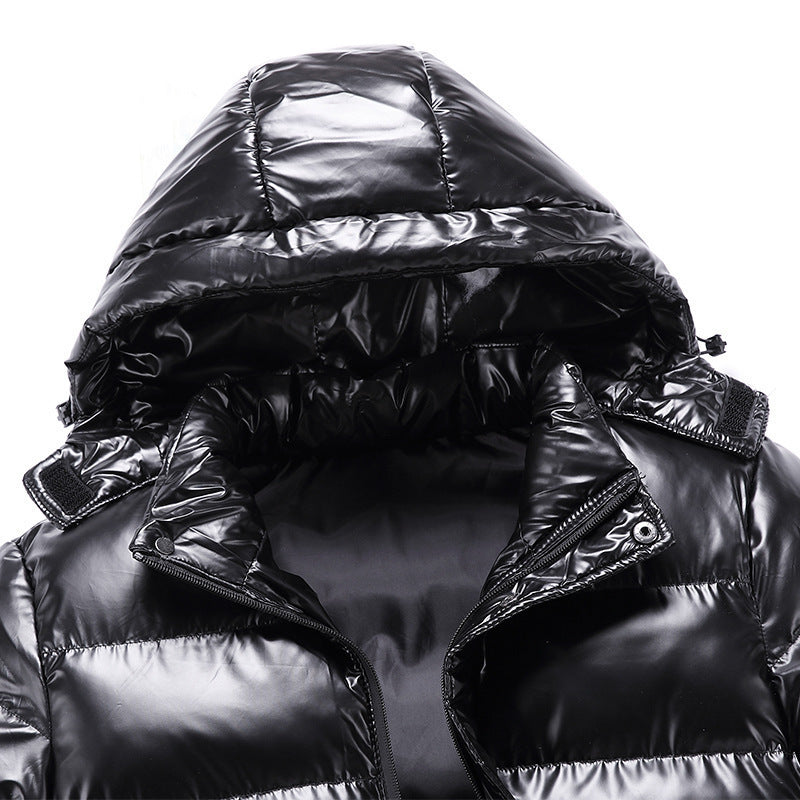 Manteau de moto à la mode pour hommes, vêtements d'hiver chauds