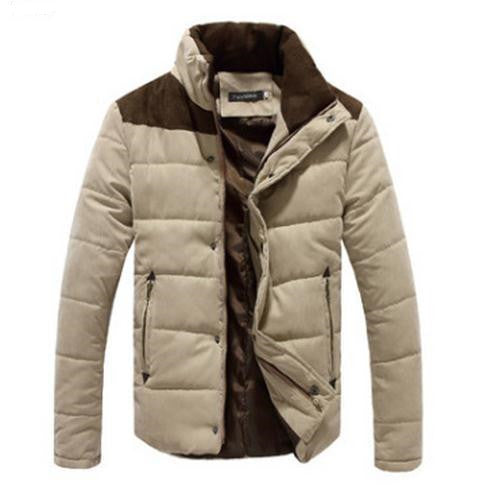 Warm Causal Parkas Man Ytterkläder Windbreak Jackor Kappor