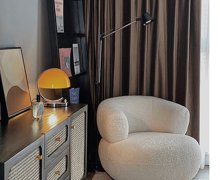 Retro Space Age Bordlampa vardagsrum Studera sovrum Bedsida Modernt skrivbord Lampor Kontorsstudie Ljus Fixturer Hem Inredning Nattljus