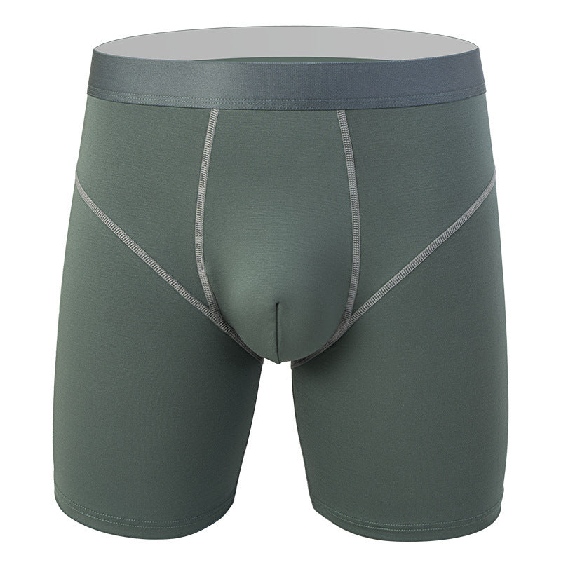 Herr Slitstarka Ben Casual Boxers Med Mellanhöga