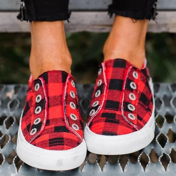 Women's Canvas Shoes - Classic Everyday Footwear - Essential Collection