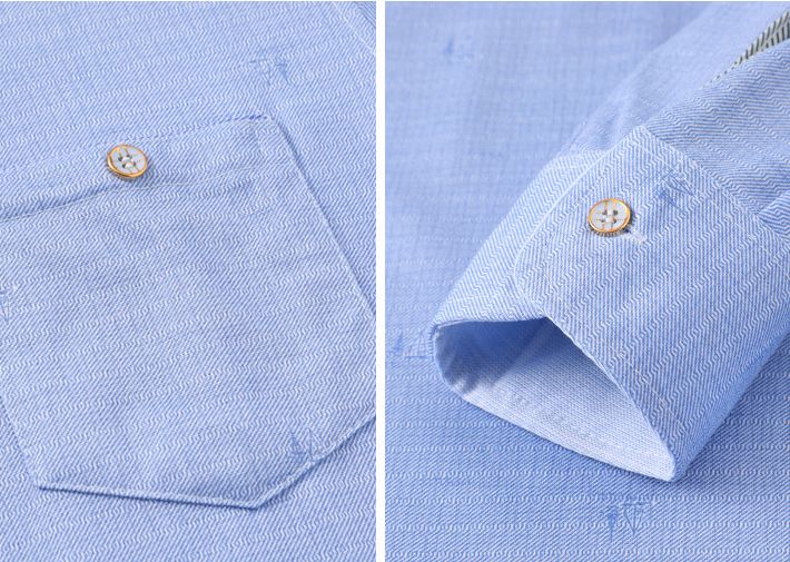 Papa porte un t-shirt à manches longues avec de fins revers de printemps et d'automne