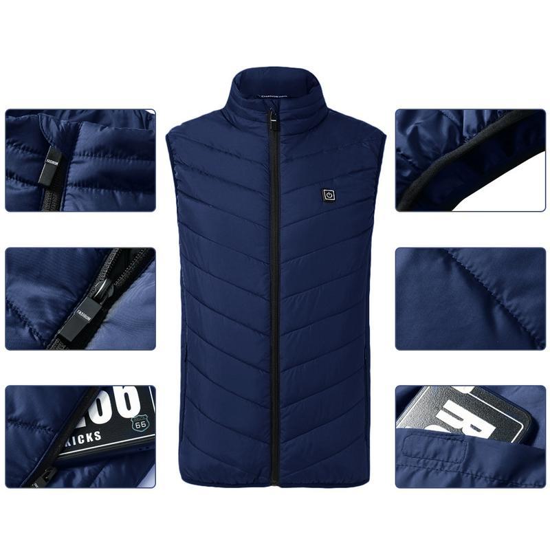 Gilet chauffant en coton