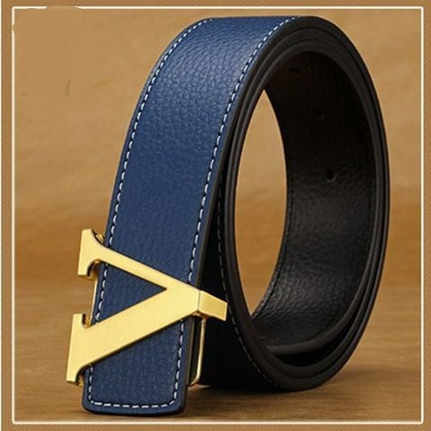 Men's Letter Belt - Typographic Expression