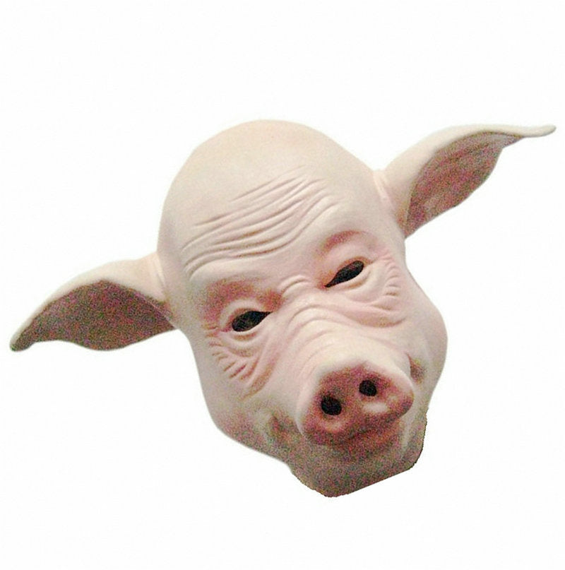 Halloween Animal Pig Mask - Latex Costume Headgear