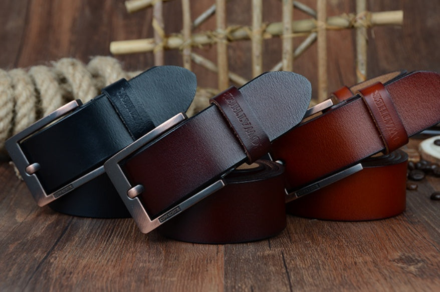 Men's Leather Belt - Classic Simplicity