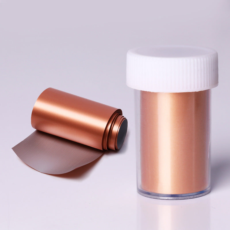 Nail Star papper roséguld överföring klistermärke