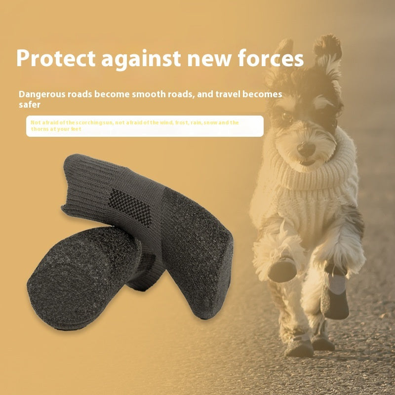 Outdoor Pet Protection Ankle Sock Small And Medium Dogs Outdoor Shoes Anti-dirty Booties