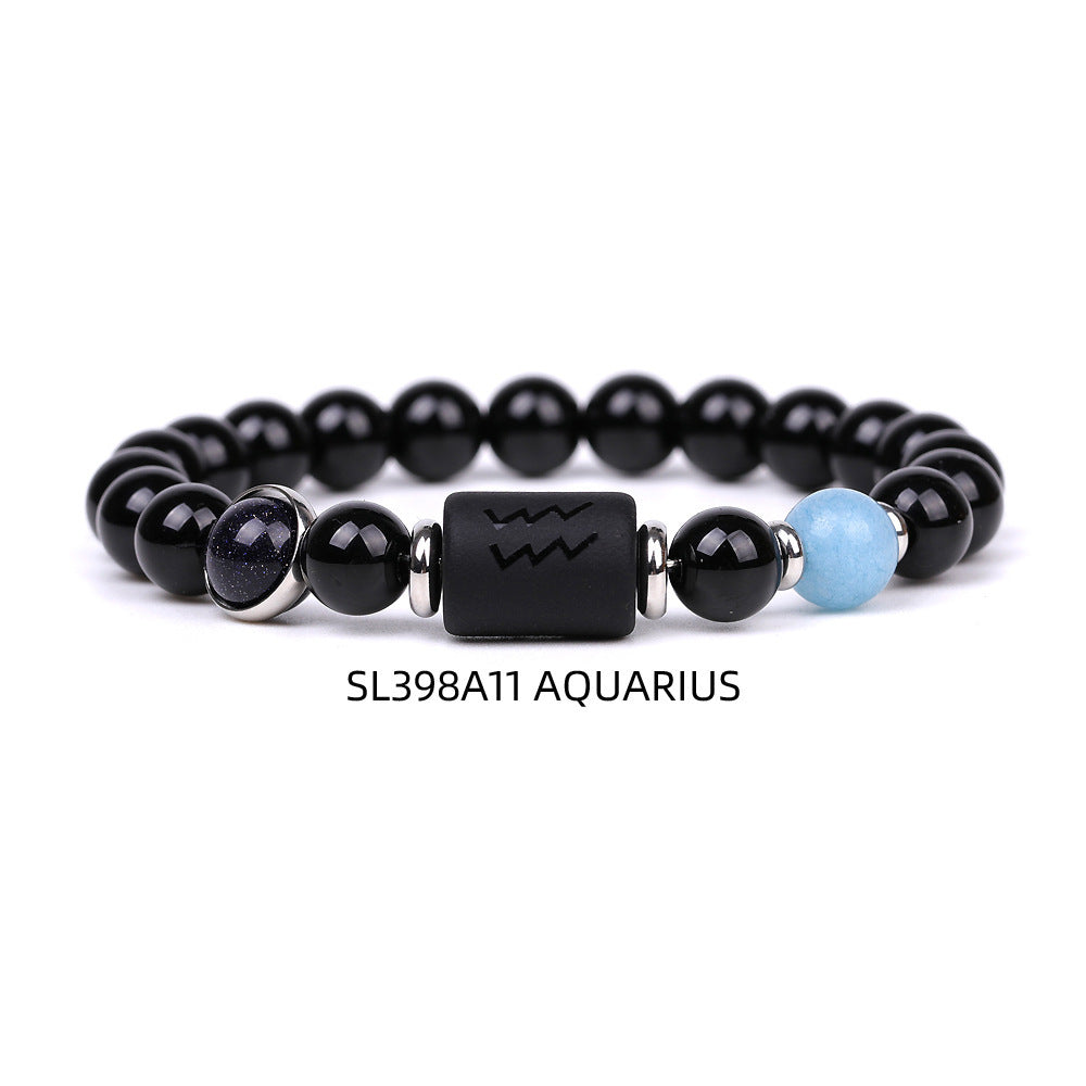 Moderiktiga tolv konstellationer armband för män
