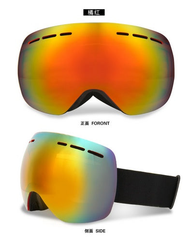 Skidglasögon,Vintersnösport Snowboardglasögon med anti-dimma UV-skydd för män Kvinnor Ungdom Snöskoter Skidåkning Skridskomask