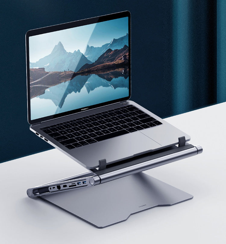Lapstop-stativ med 8-i-1 dockningsstation