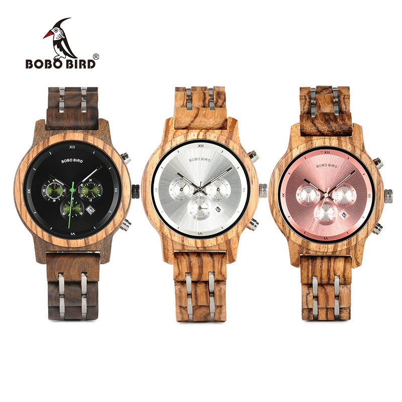 Montre en bois pour hommes