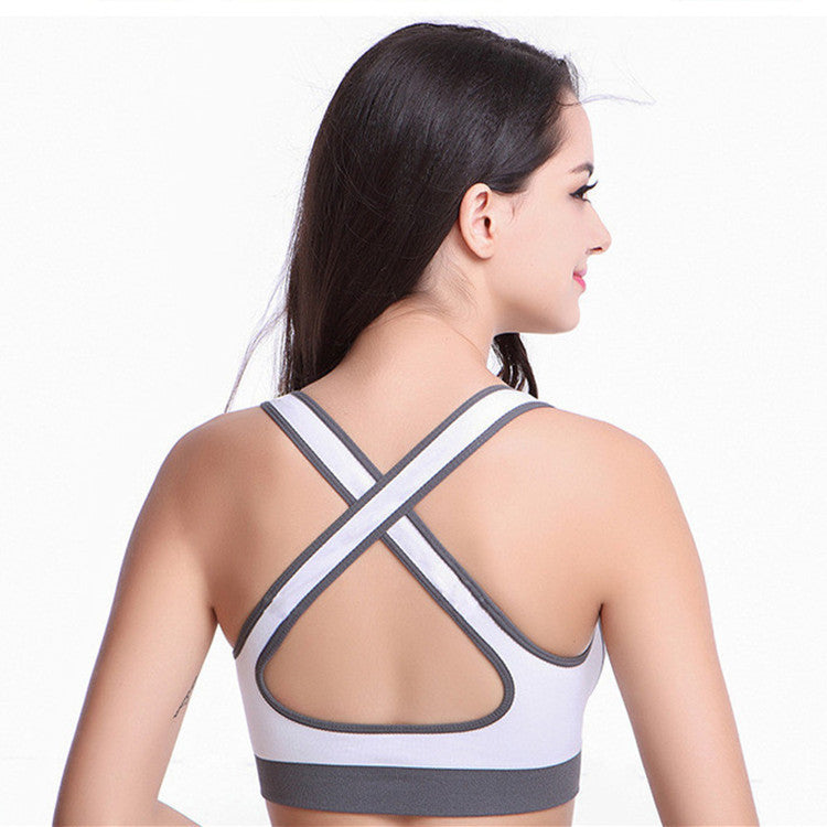 Femmes athlétique gilet rembourré débardeur gymnastique Fitness sport soutien-gorge Stretch coton sans couture respirant Yoga soutiens-gorge sous-vêtements