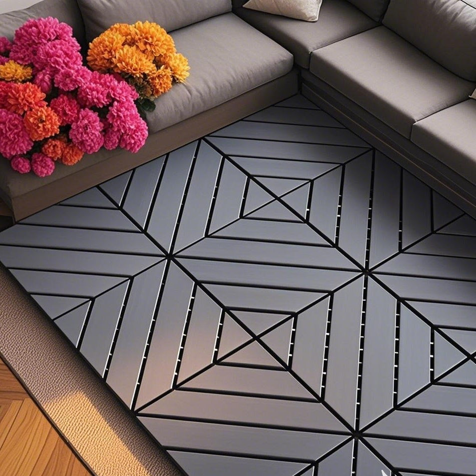 Waterproof, Wear-resistant, DIY Assembly, Garden, Courtyard, Balcony,plastic Flooring