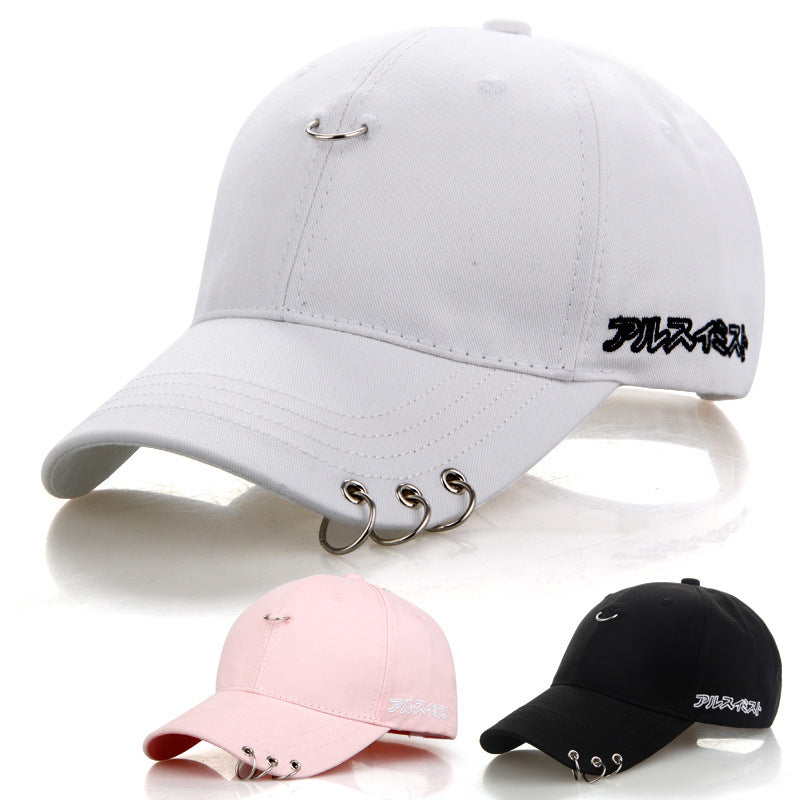 Korean Summer Baseball Cap - Hoop Cotton Duck Tongue Hat