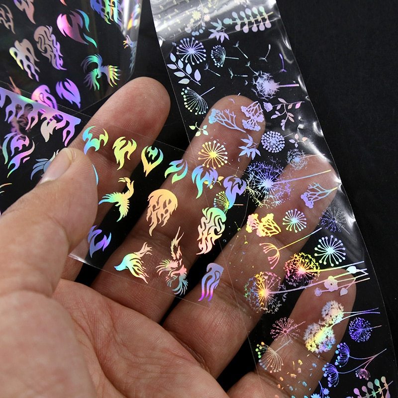 Starry Sky Nail Sticker Film - 1 Meter x 4cm | Professional Nail Art Transfer Paper