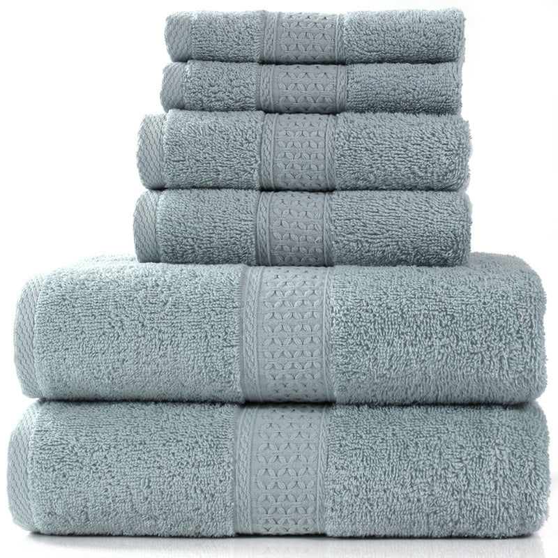 Ensemble de serviettes absorbantes en coton de 3 pièces et 6 pièces
