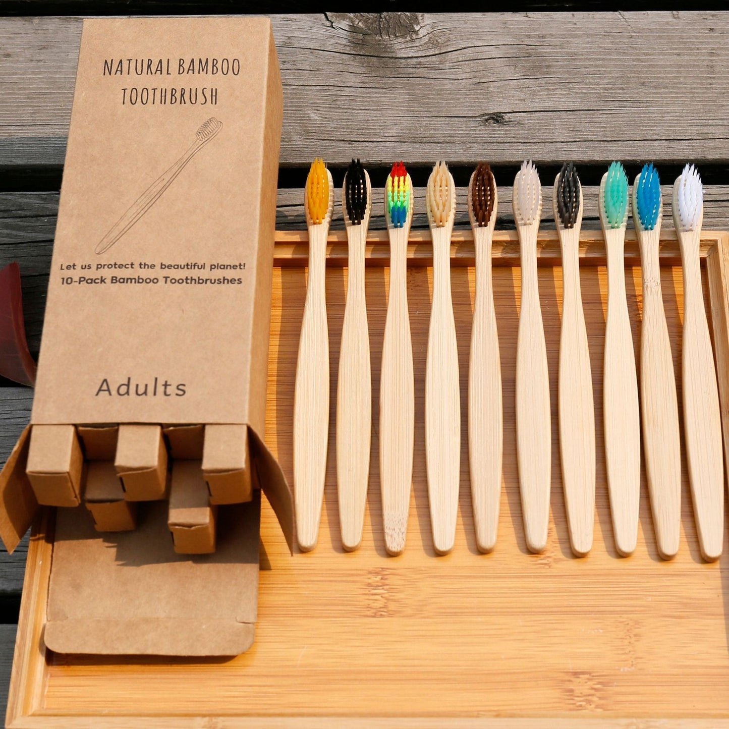 Eco Friendly Bamboo Soft Fiber Toothbrushes