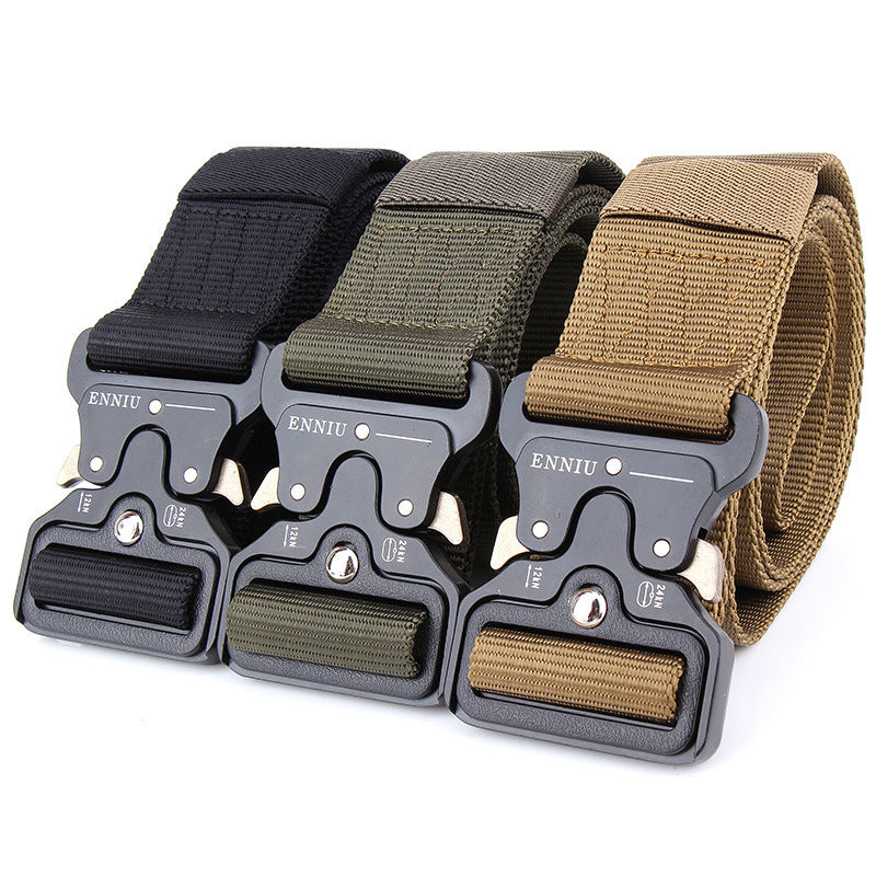 ENNIU Men's Tactical Multi-Function Nylon Outdoor Training Belt - Military Confidence