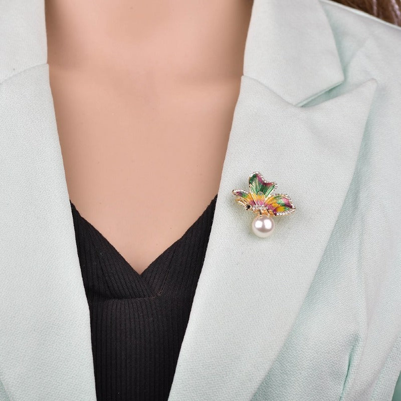 Color Butterfly Brooch - Elegant Accessory