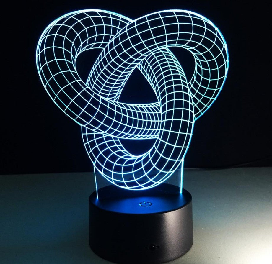 Kno 2 - 3D Optical Illusion LED Lamp Hologram